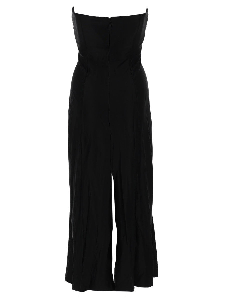 ABITO MIDI CON BUSTIER STRUTTURATO A FORMA DI CUORE
