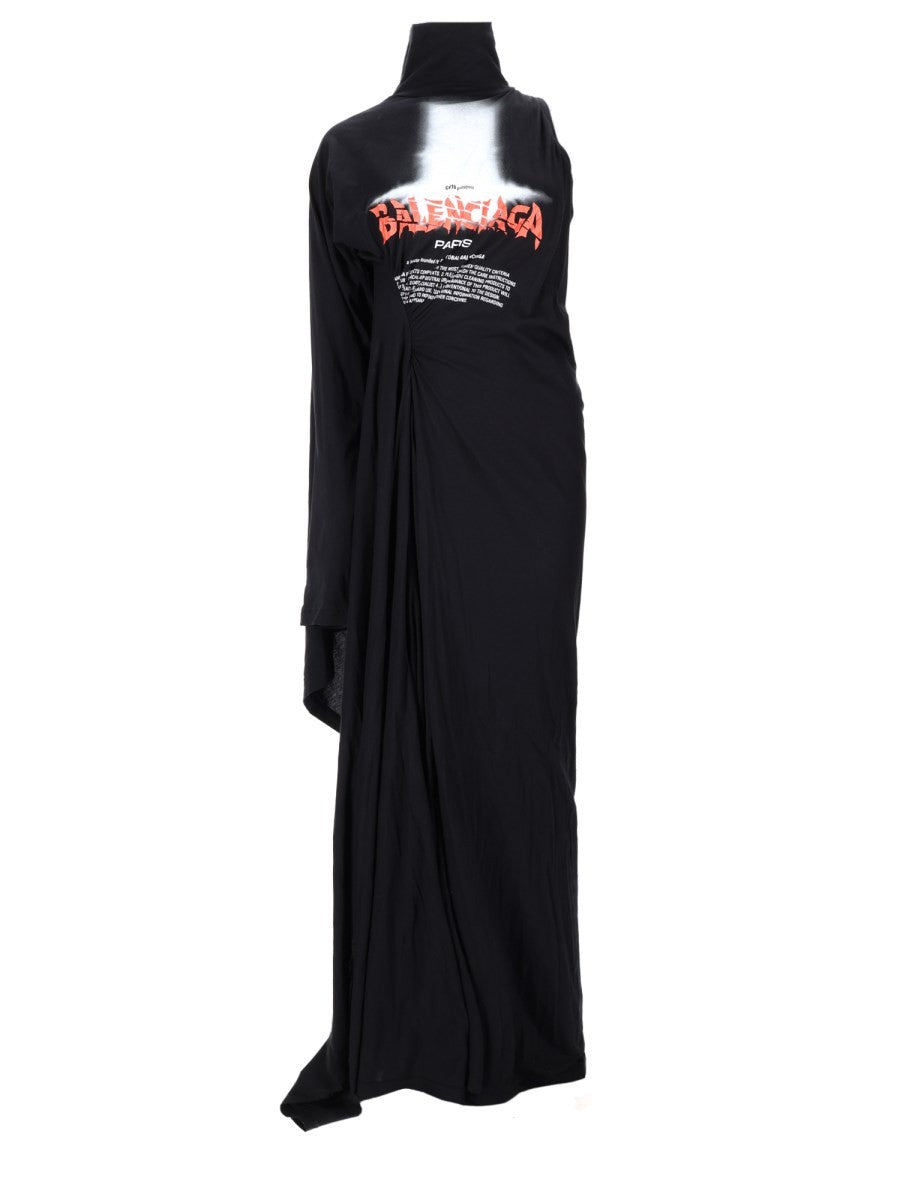 ABITO "THE DOOR" LUNGO DRAPPEGGIATO