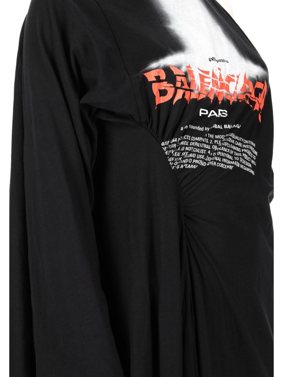 ABITO "THE DOOR" LUNGO DRAPPEGGIATO
