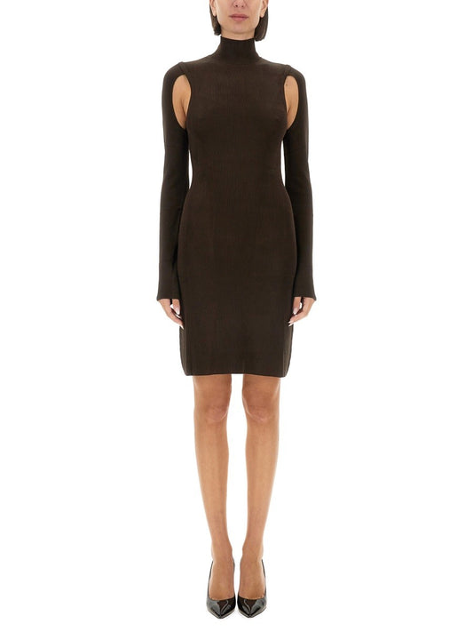 AIR TURTLENECK DRESS