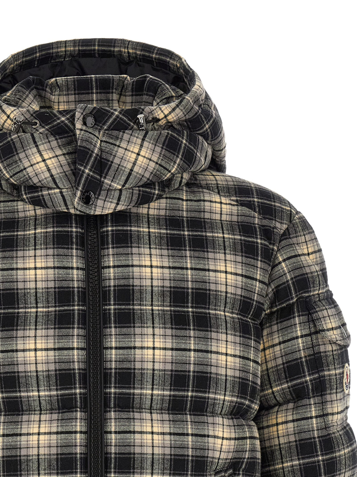 'Airor' check down jacket