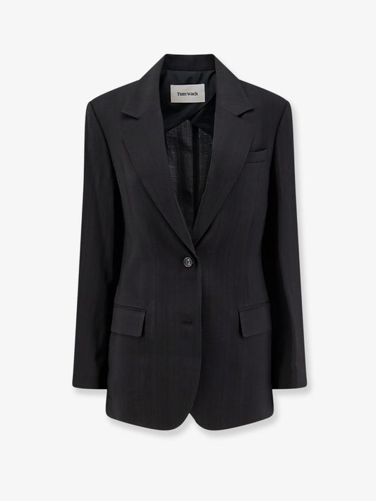 Airy Tailored rayon blazer