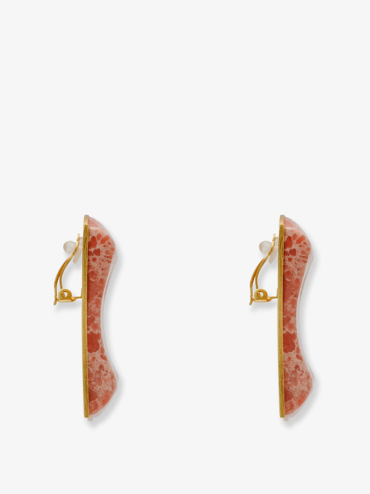 Alaya stone-effect resin earrings