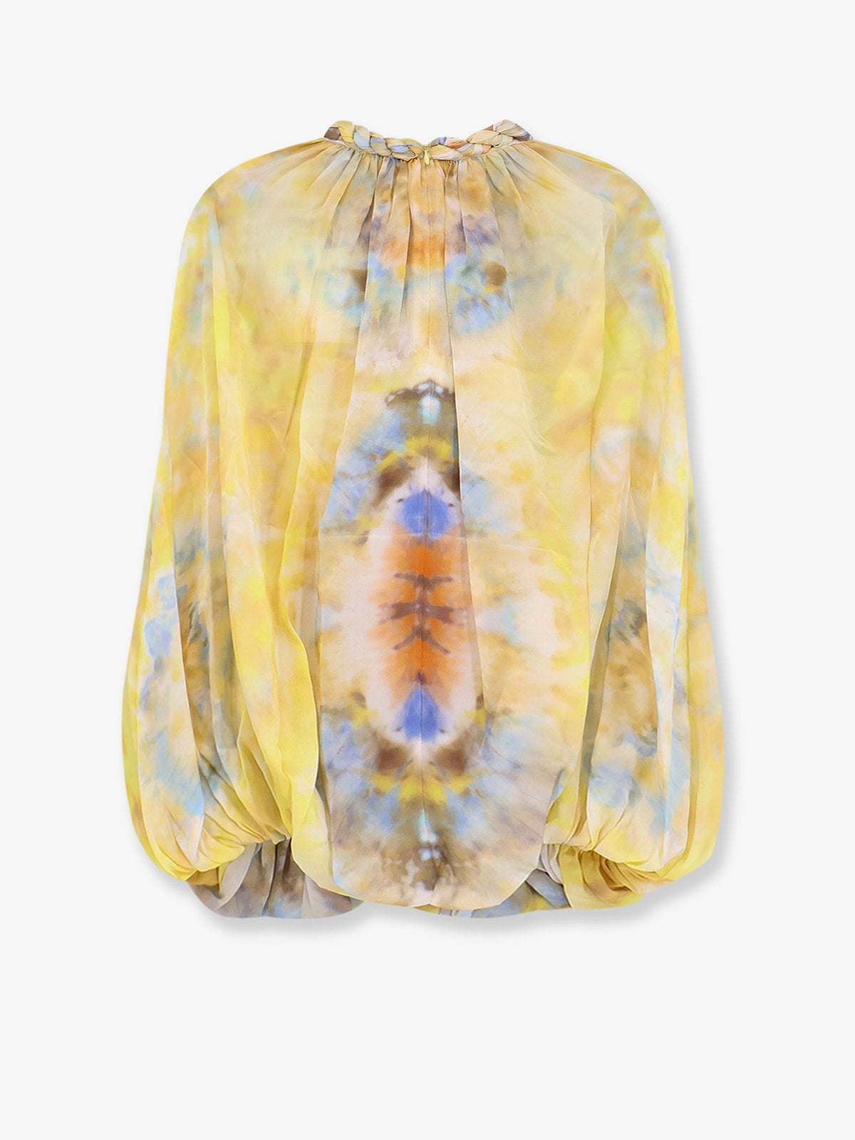 Alchemy Twist Billow silk top