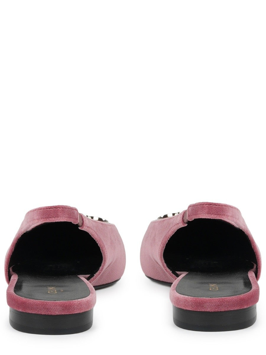 alma triomphe velvet flat slingback 05