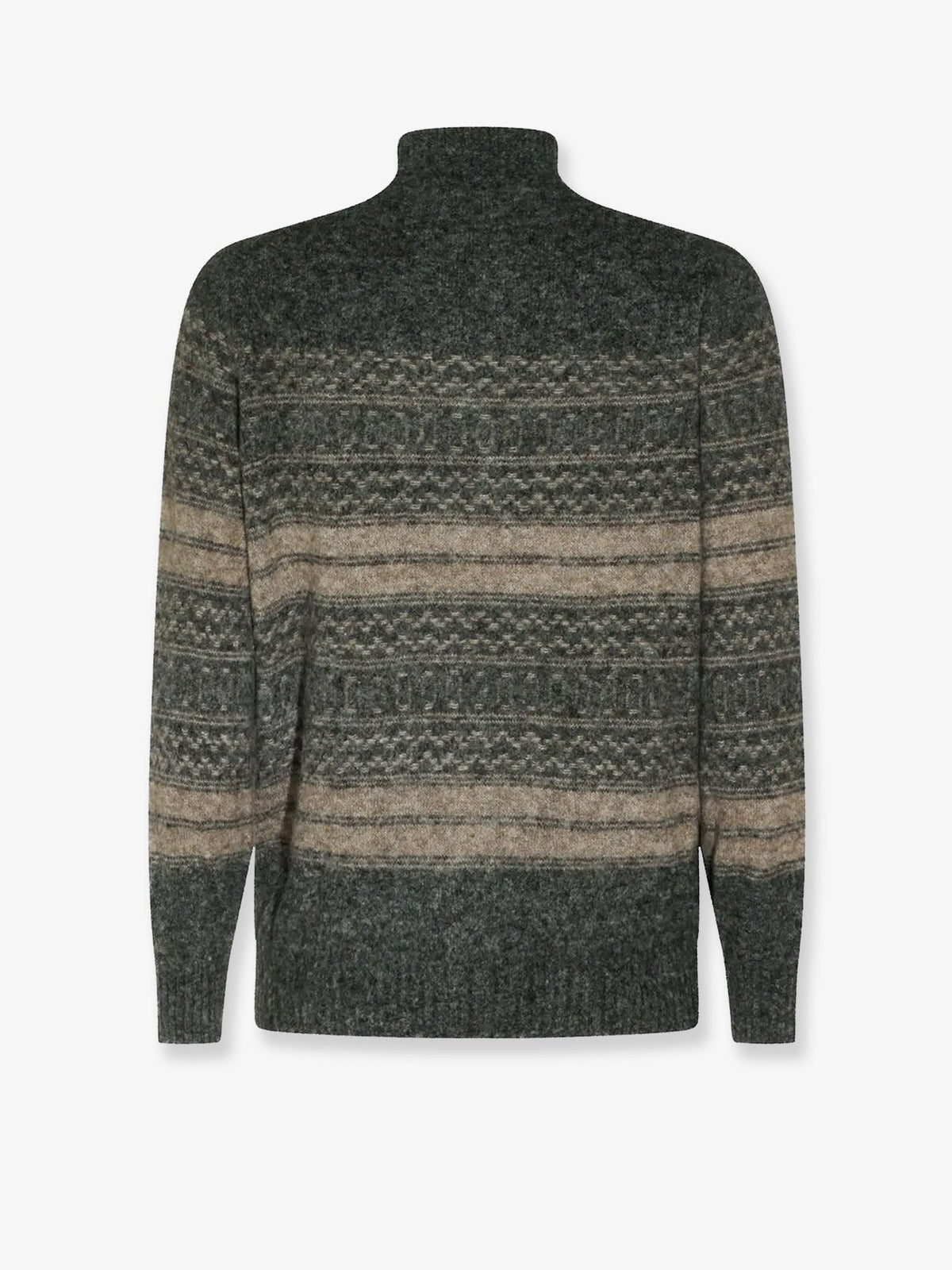 Alpaca, cashmere, and wool blend cardigan