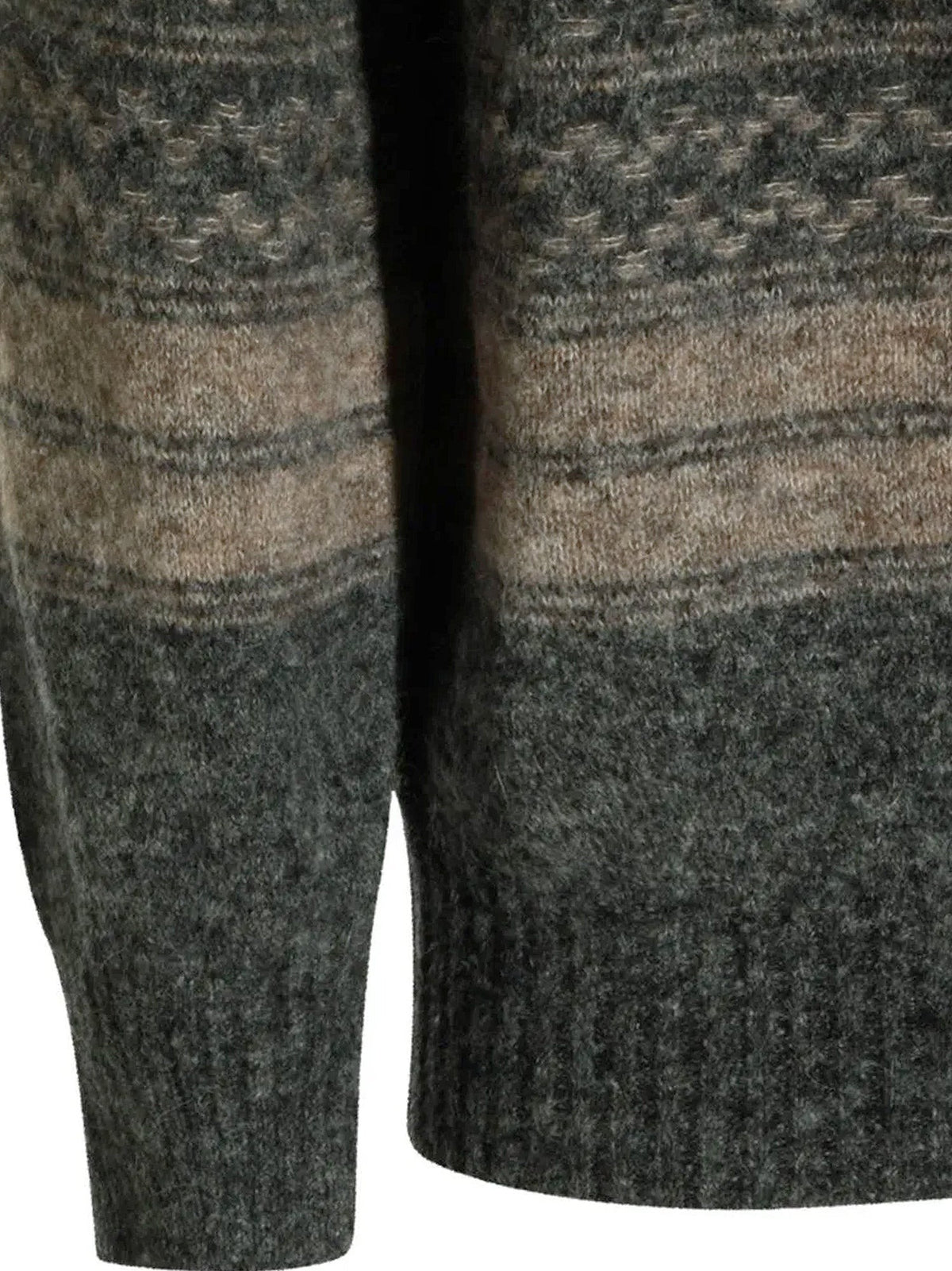 Alpaca, cashmere, and wool blend cardigan