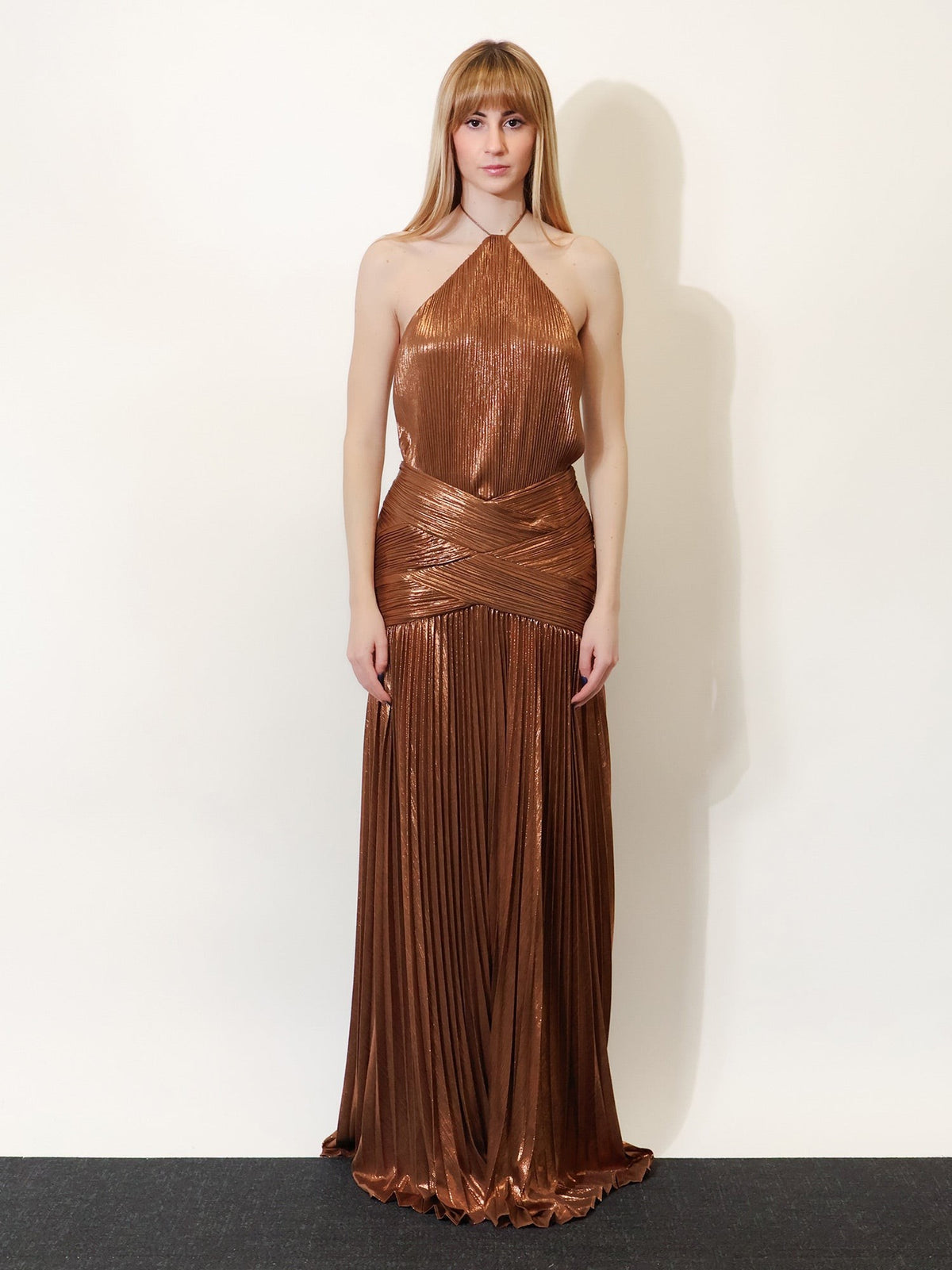 Amberley pleated dress