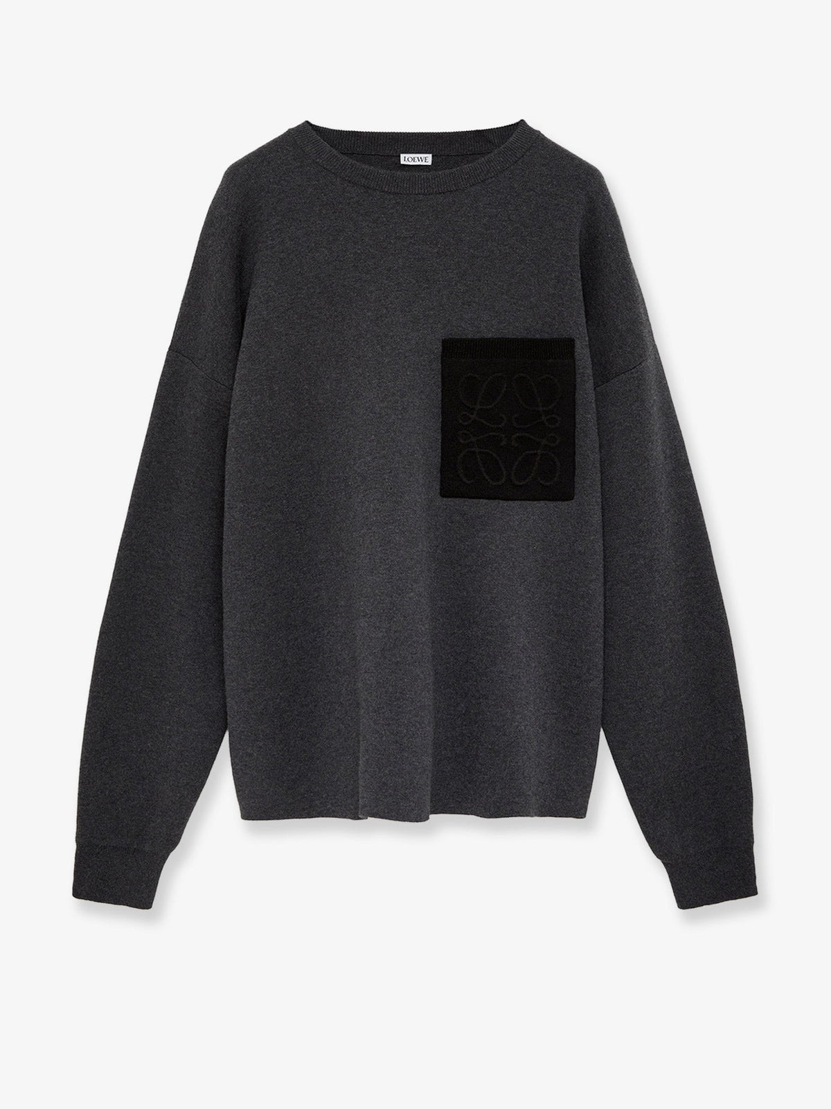Anagram cotton blend sweatshirt