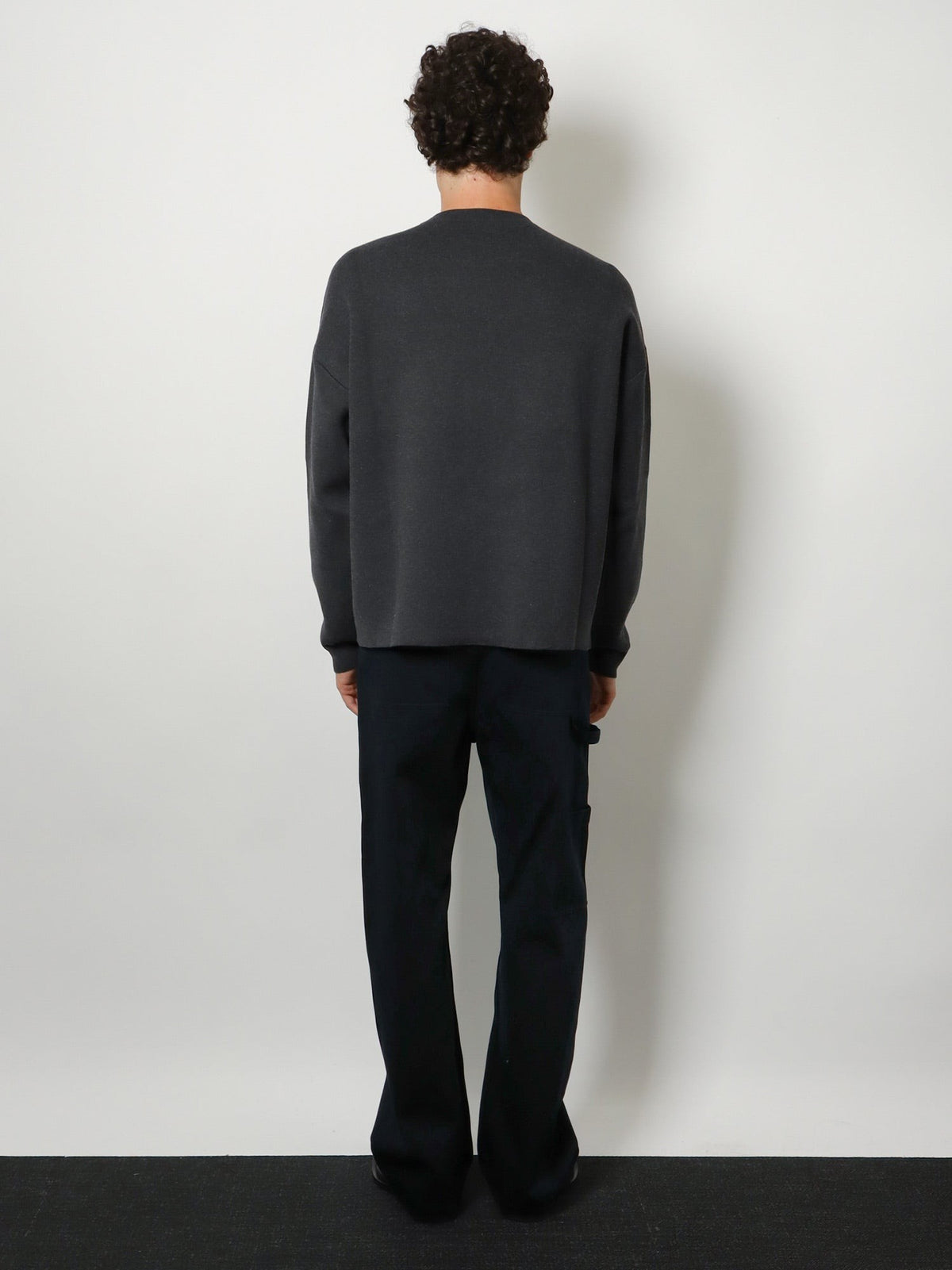 Anagram cotton blend sweatshirt
