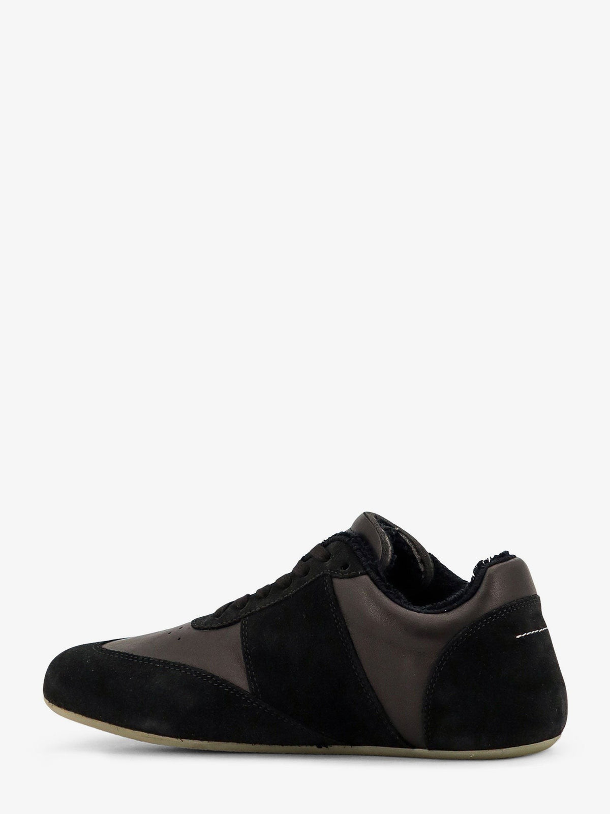 Anatomic suede and leather sneakers