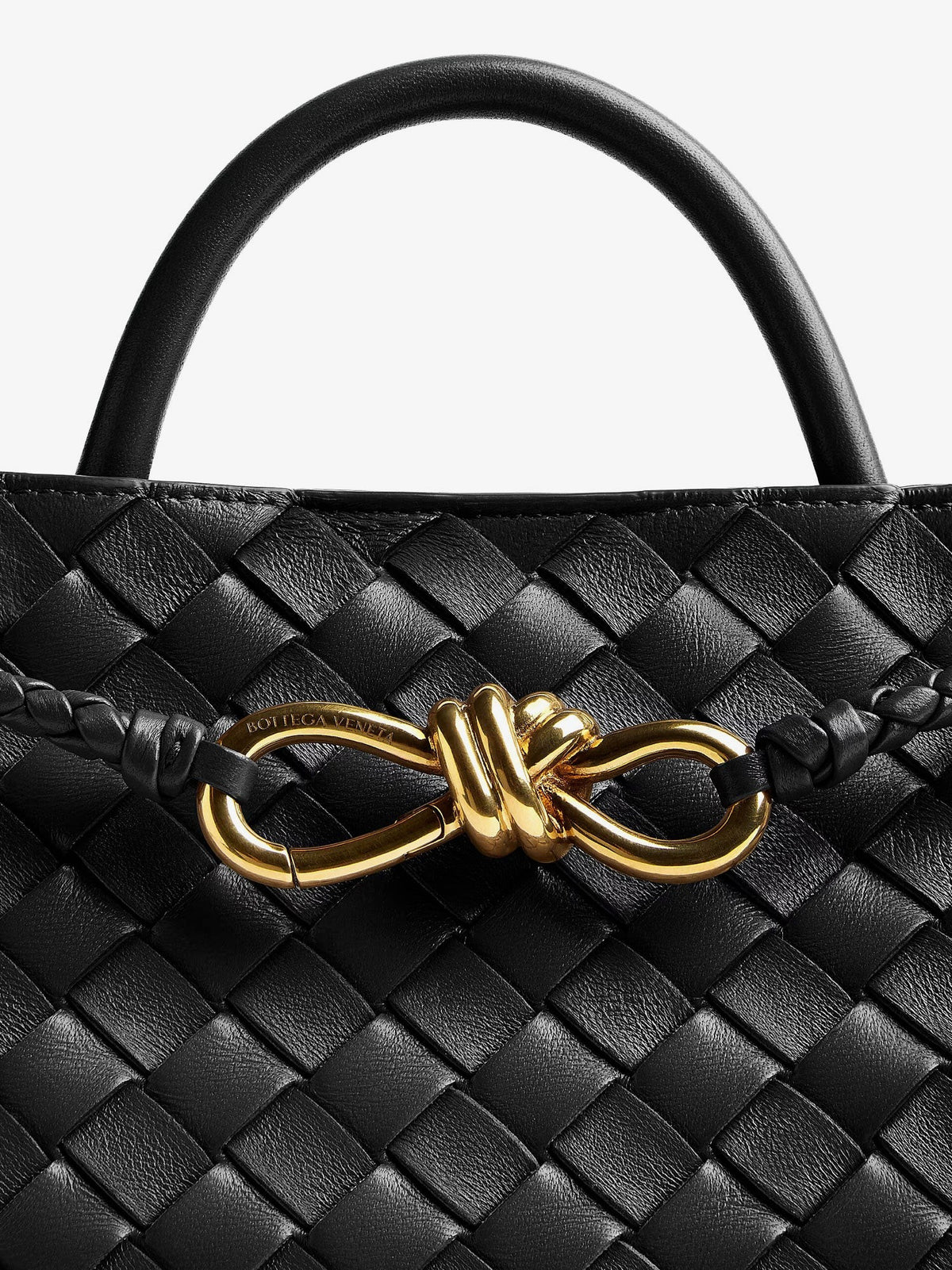 Andiamo Small leather crossbody bag with Intrecciato motif