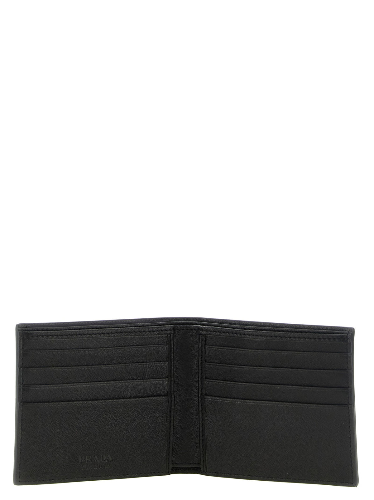 Antiqued leather wallet