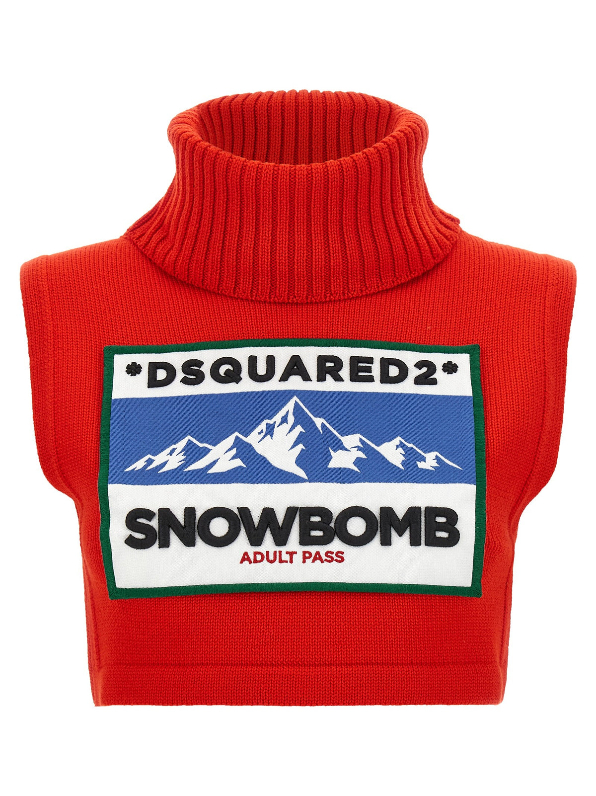 'Après Ski' cropped vest