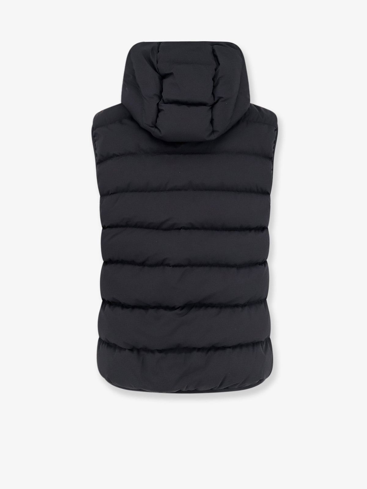 Arinella Matt Black sleeveless down jacket