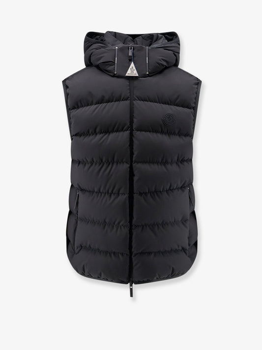 Arinella Matt Black sleeveless down jacket