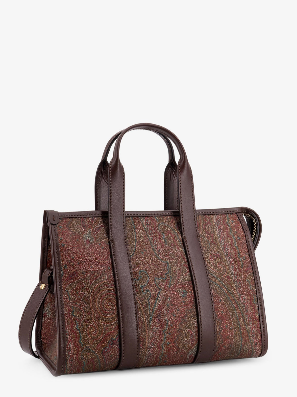 Arnica S Paisley fabric handbag with shoulder strap