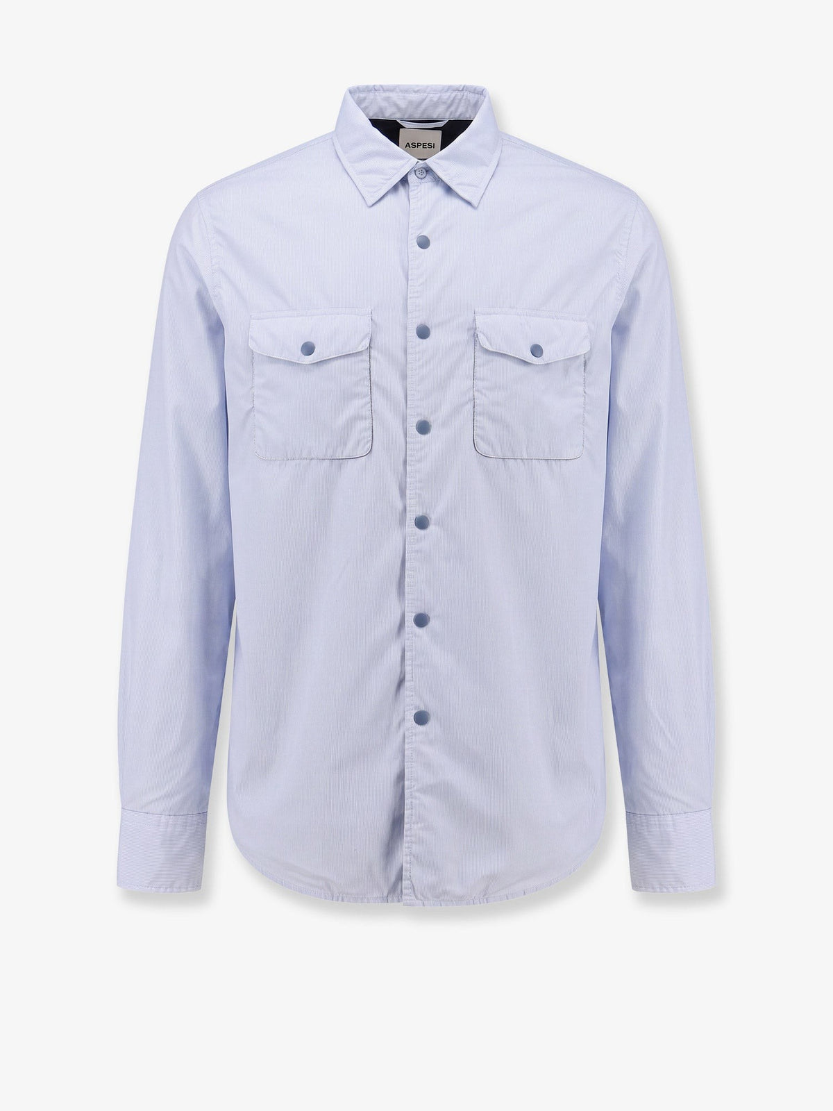 Aspesi x Nugnes Comfortemp "13 Più" shirt with Reggie print detail