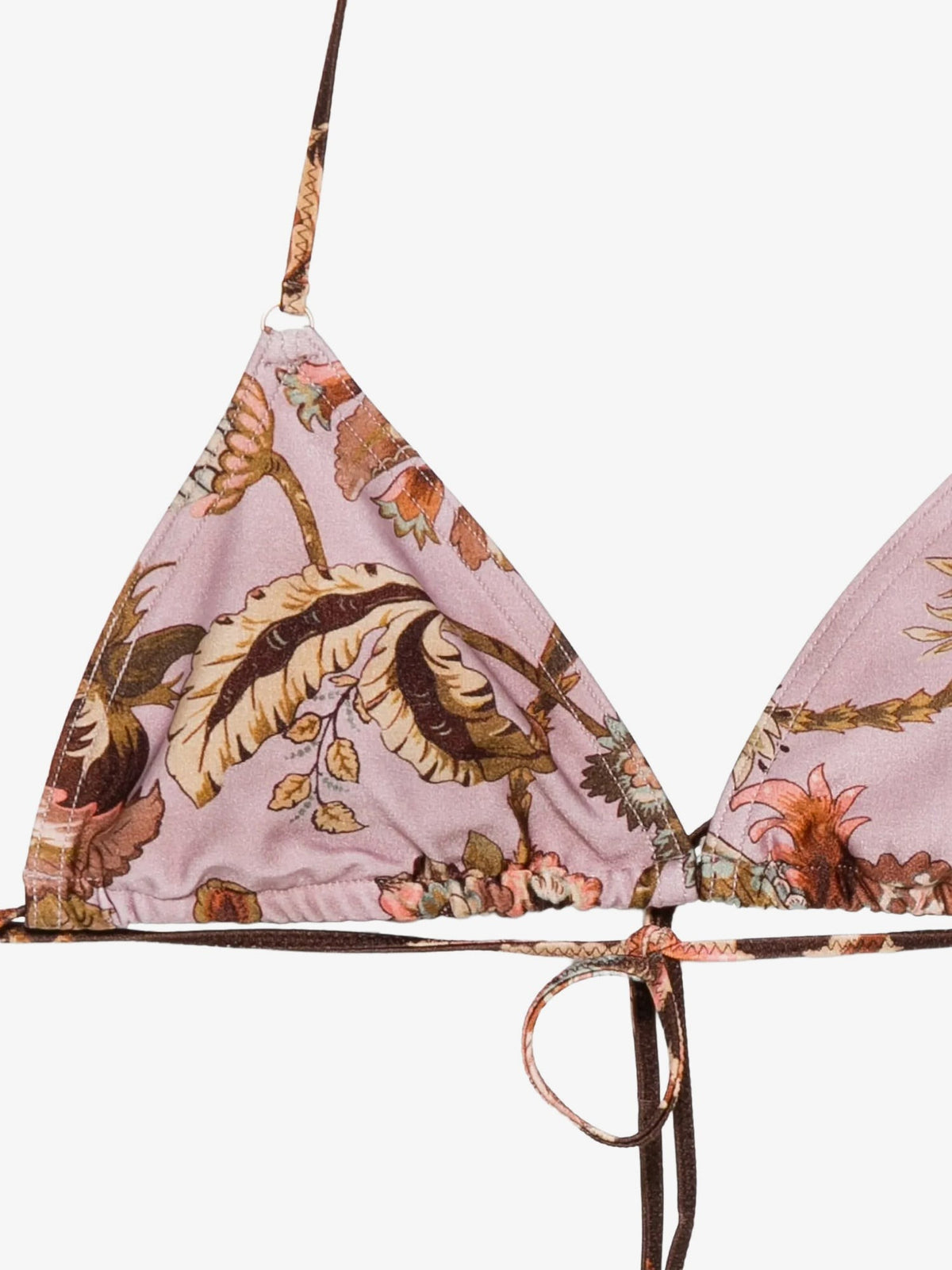 Aster nylon bikini with paisley print