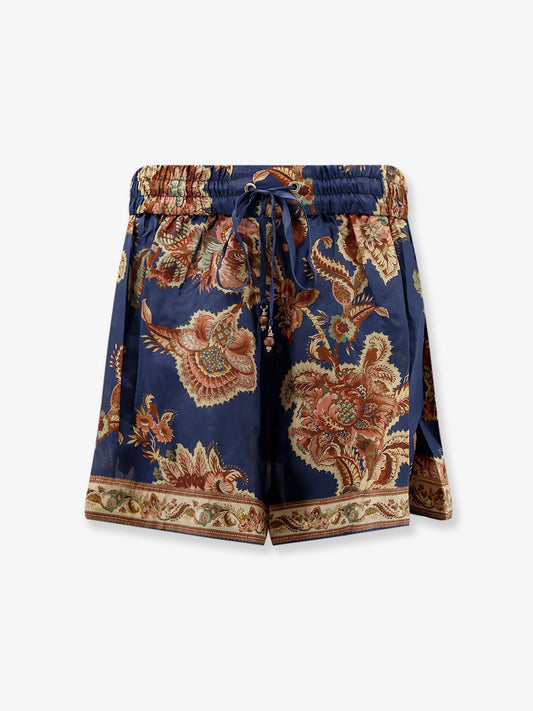 Aster Relaxed Silk Bermuda Shorts