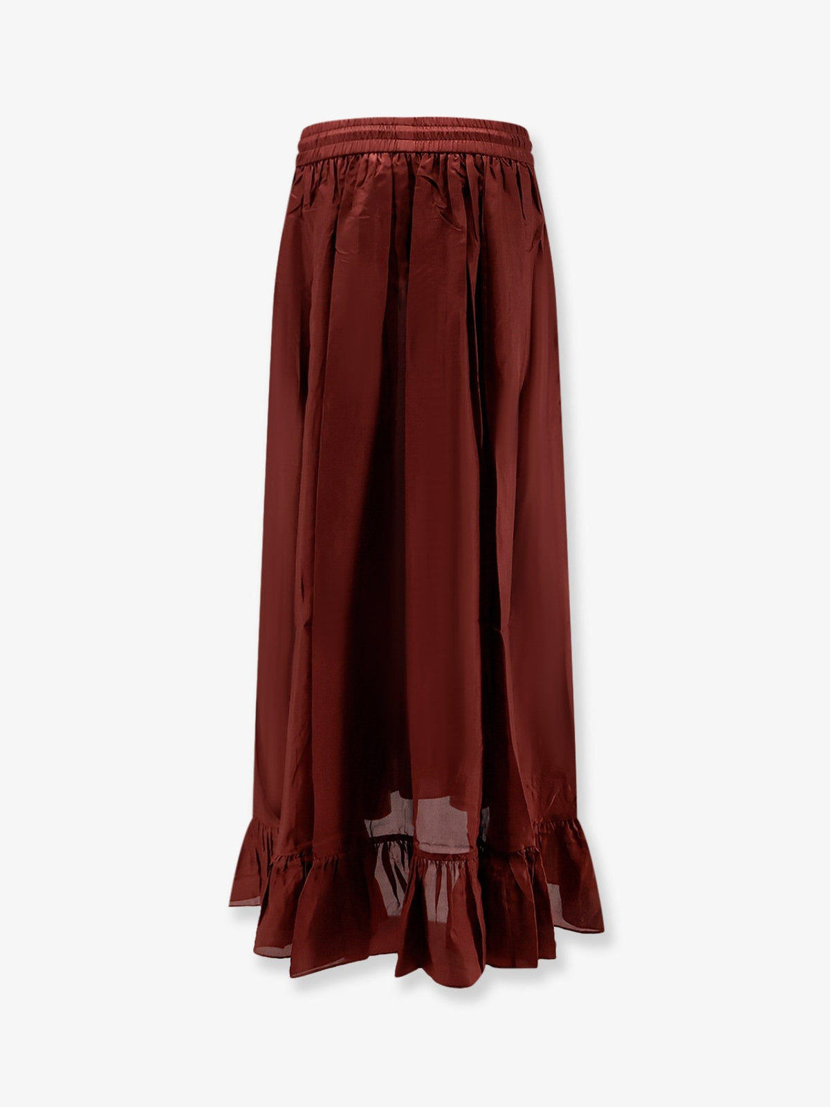 Aster silk skirt