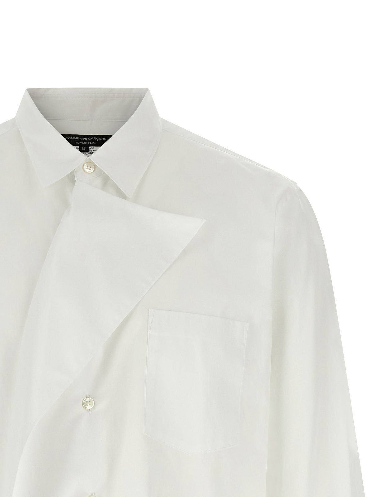 Asymmetric panel shirt