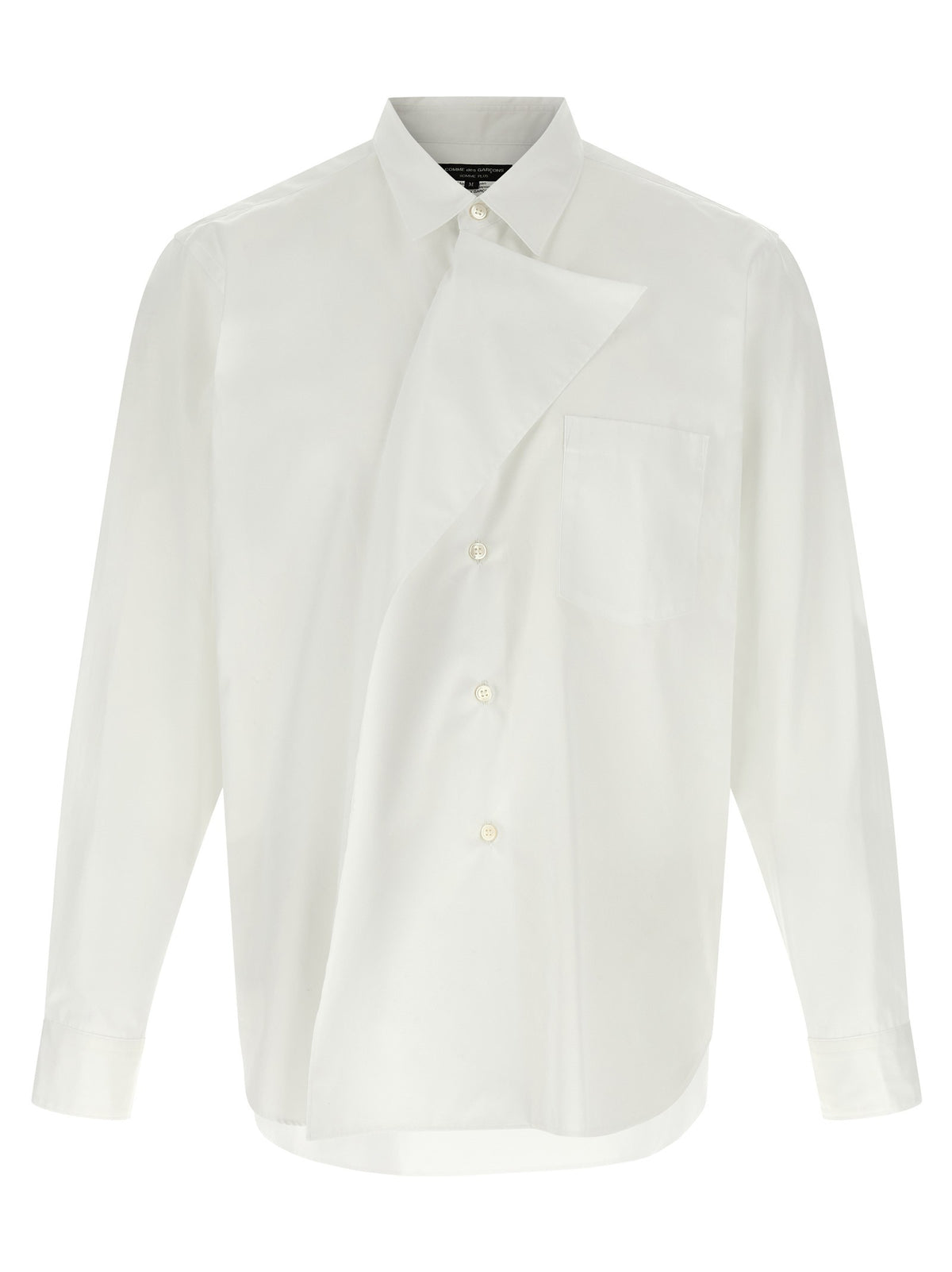 Asymmetric panel shirt