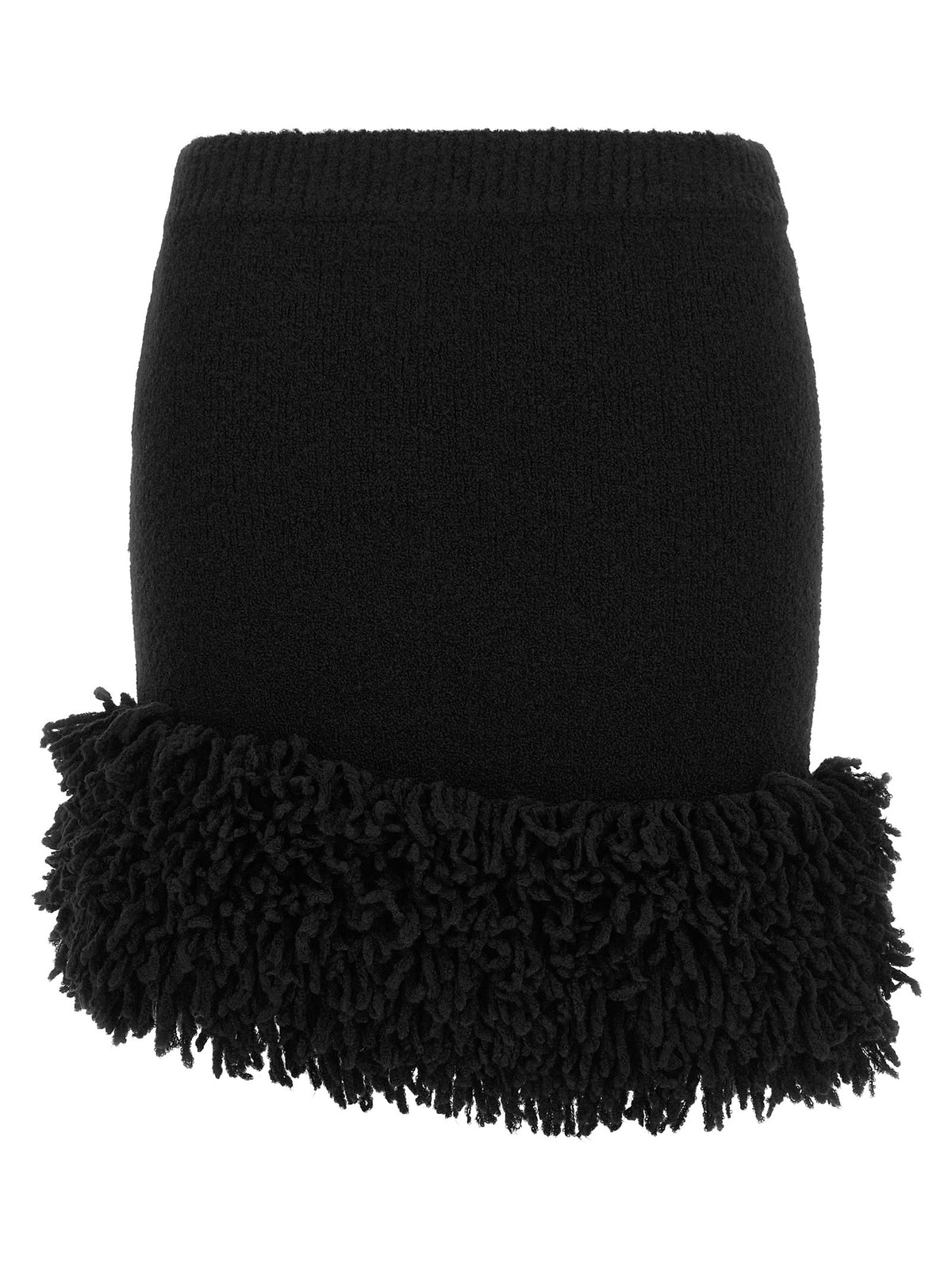 Asymmetrical hem skirt
