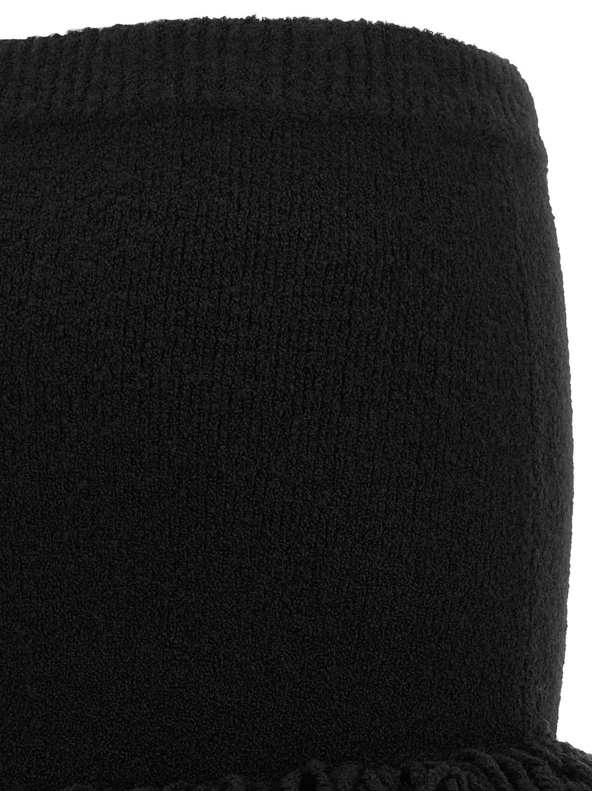 Asymmetrical hem skirt