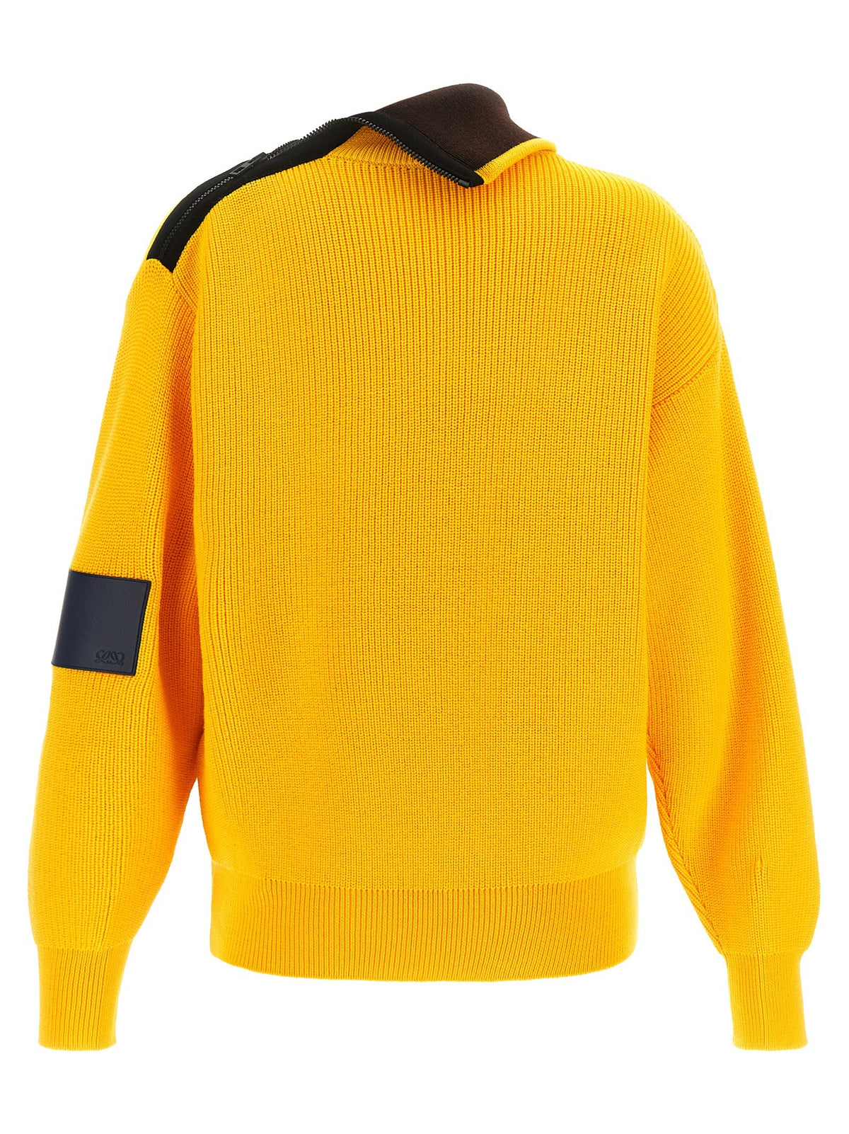 Asymmetrical neck sweater
