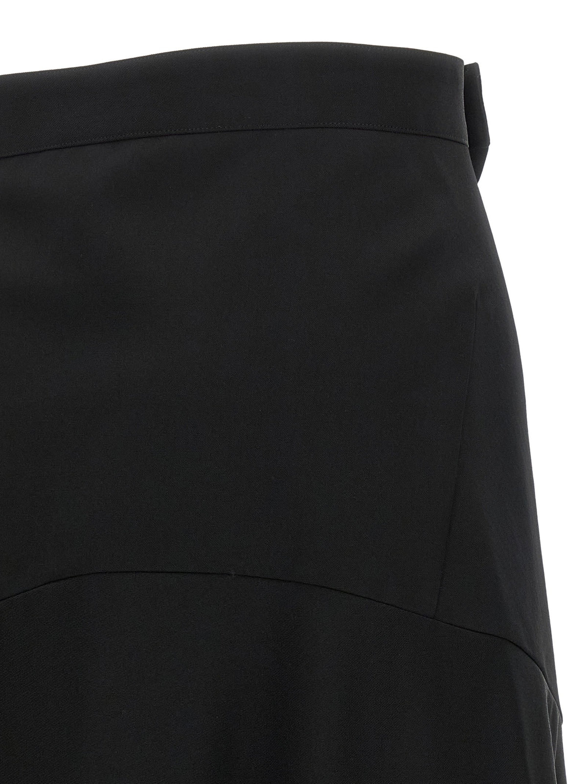 Asymmetrical panel pants