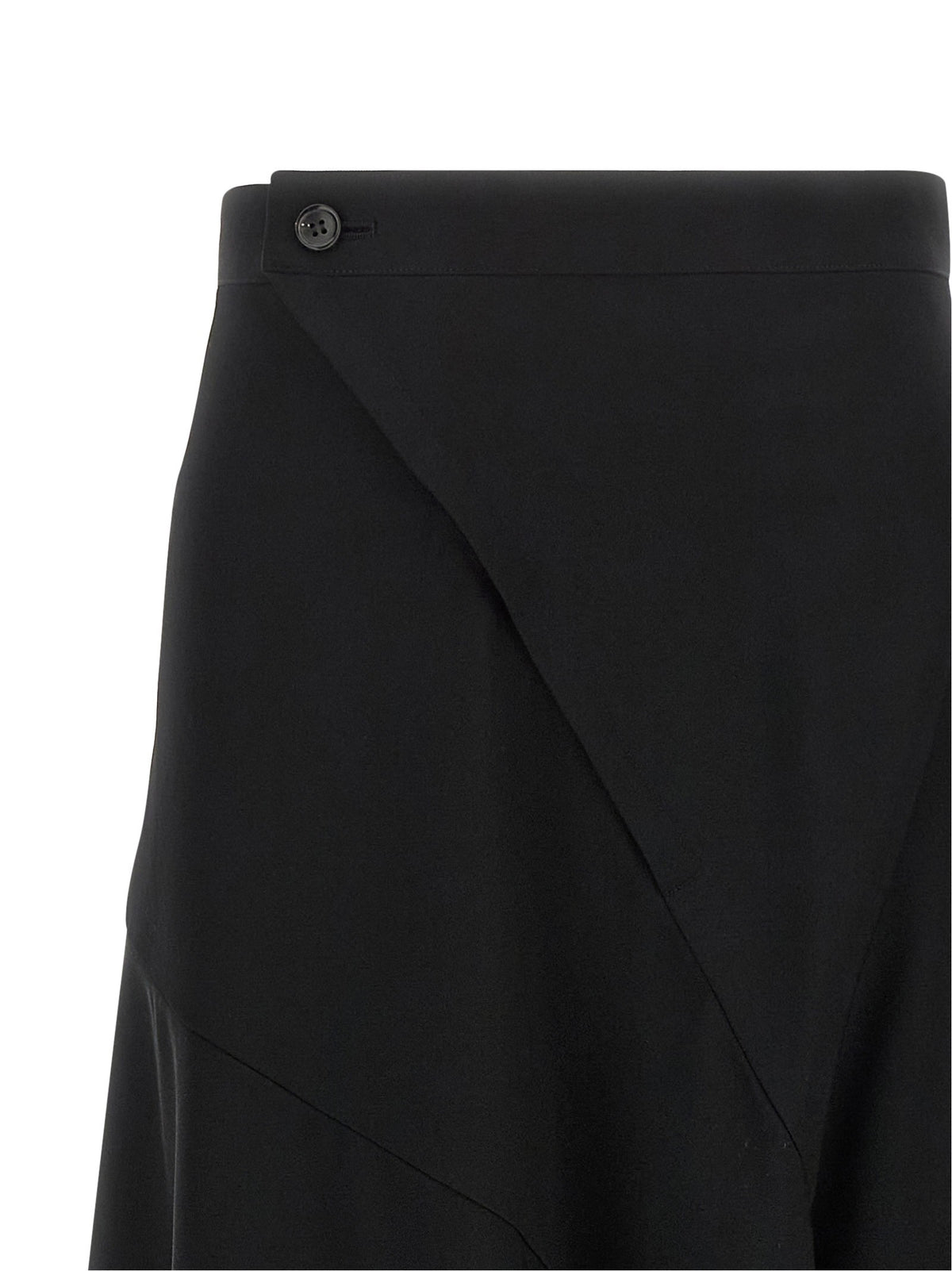 Asymmetrical panel pants