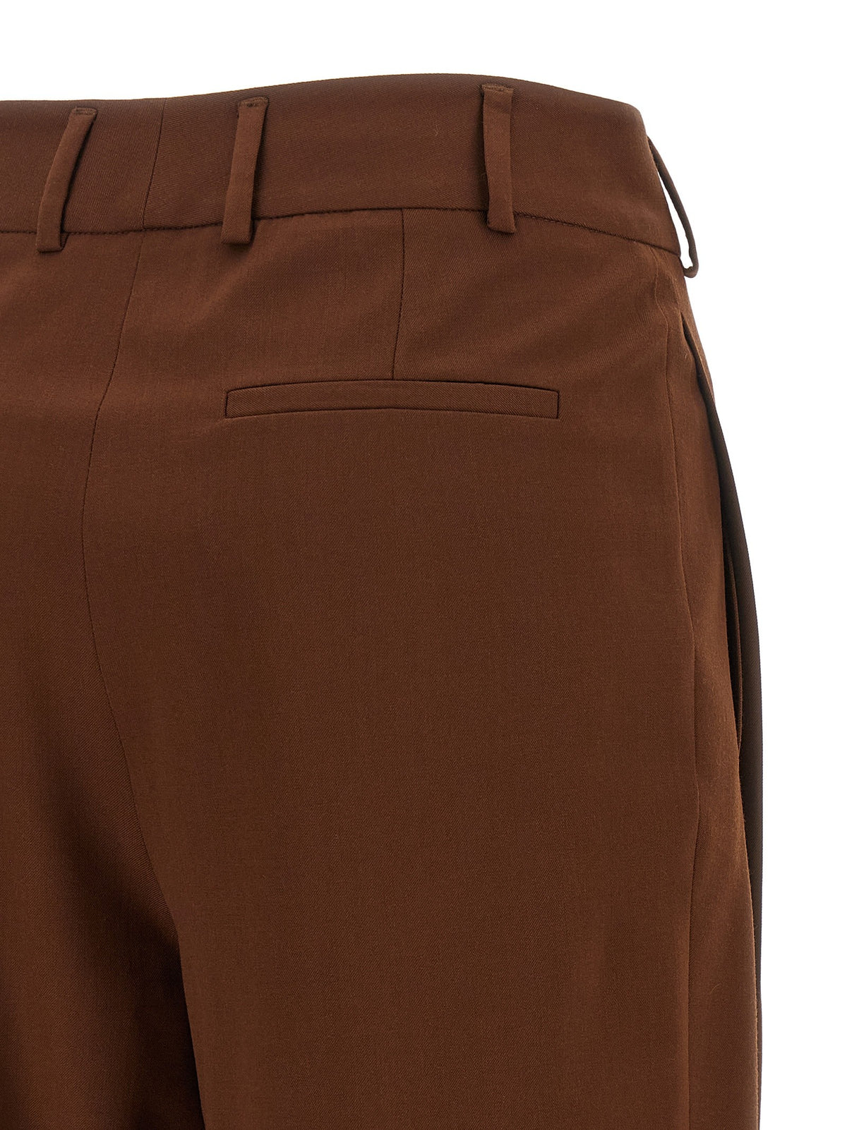 Asymmetrical panel pants