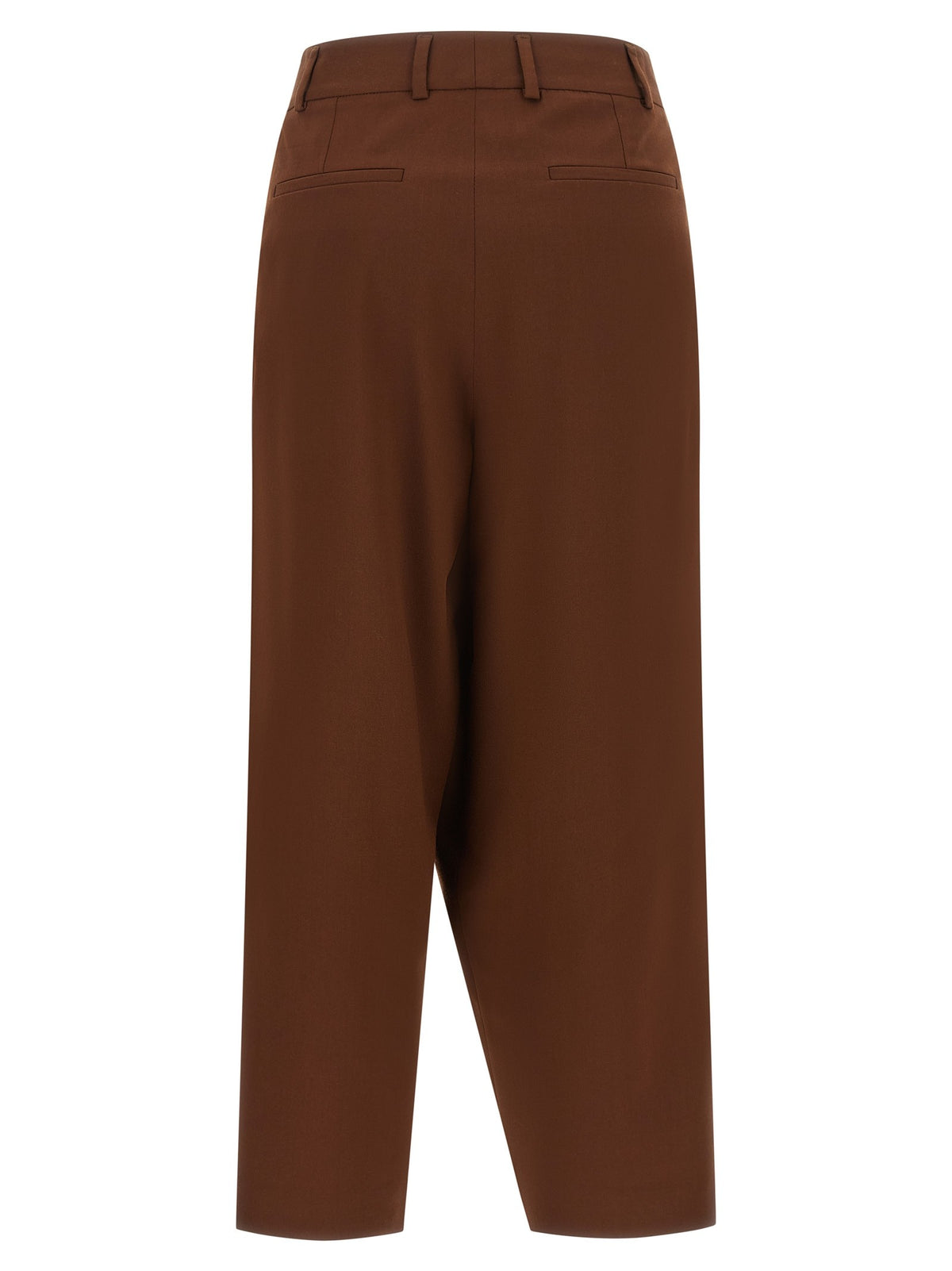 Asymmetrical panel pants