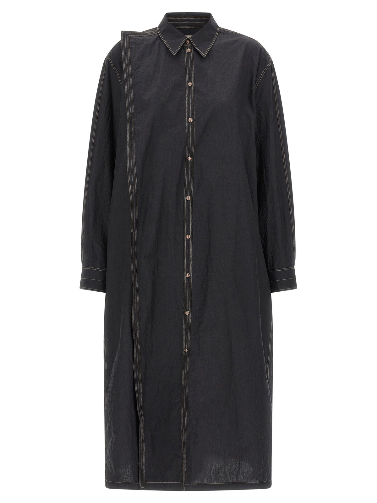 'Asymmetrical Shirt' dress