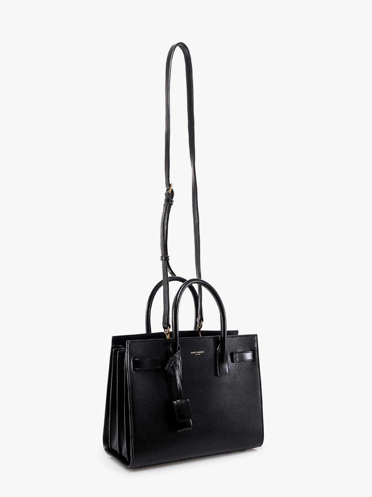 Baby Sac de Jour leather handbag with padlock