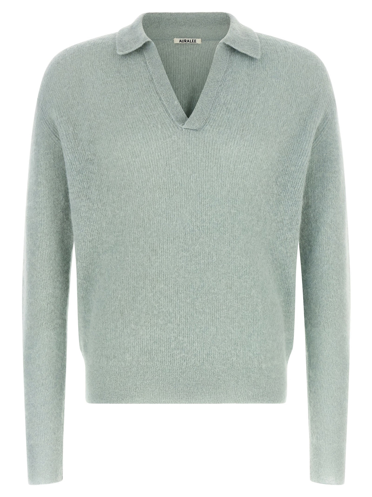 'Baby Suri Alpaca Sheer' polo shirt