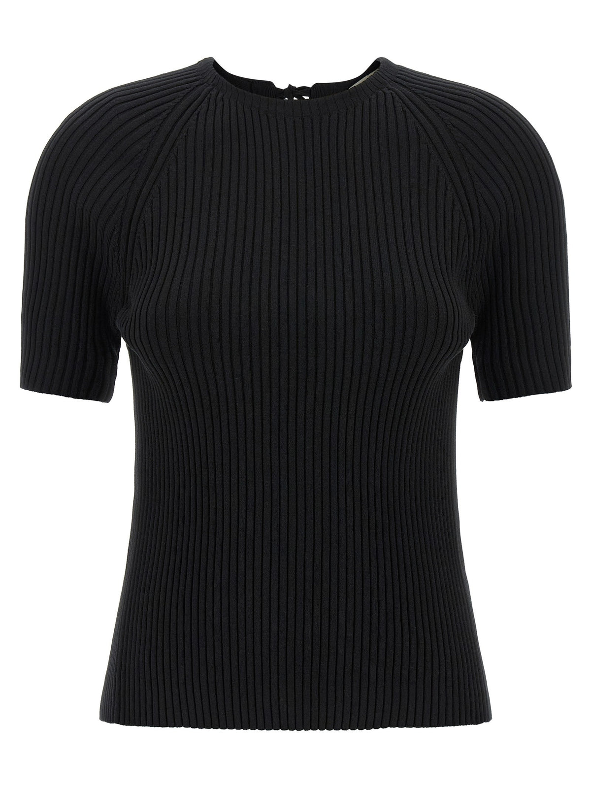 Back closure sweater