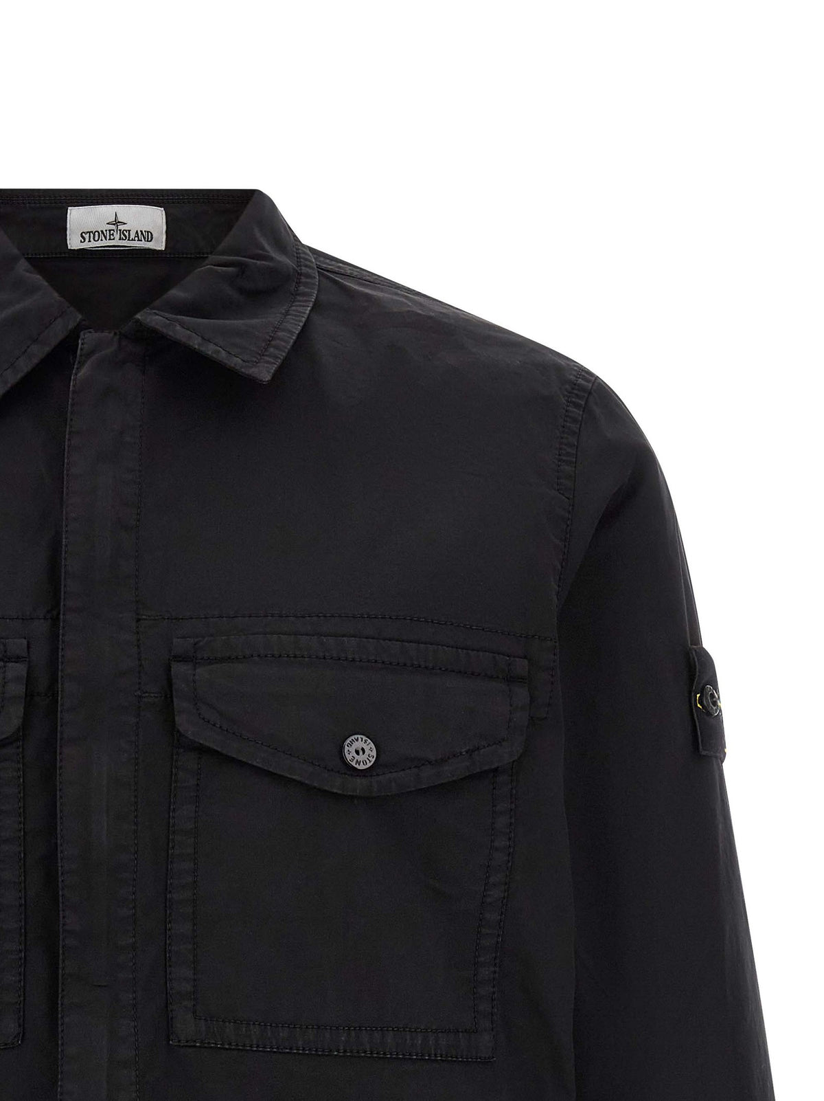 'Badge Logo' overshirt