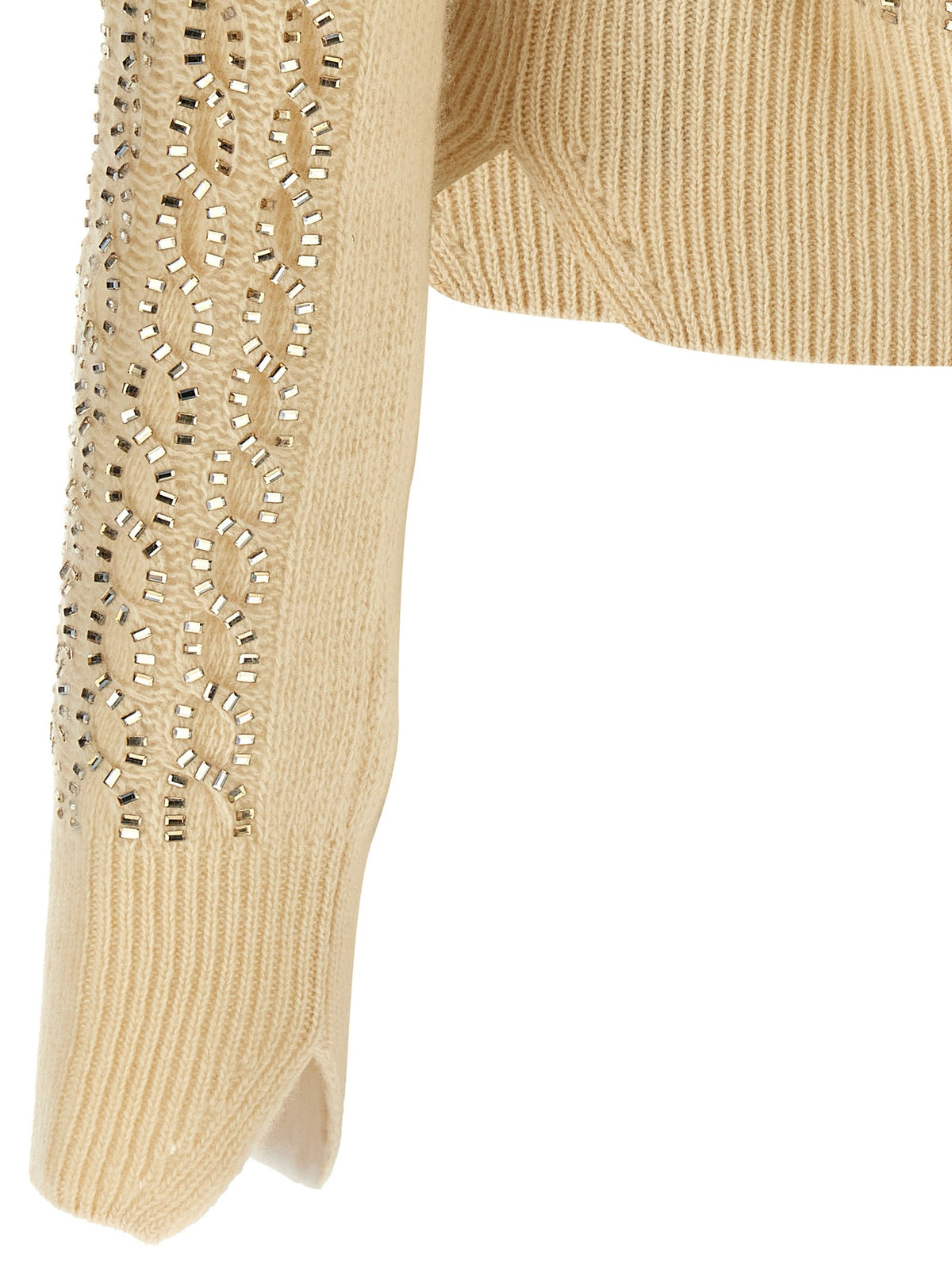 Baguette studded sweater