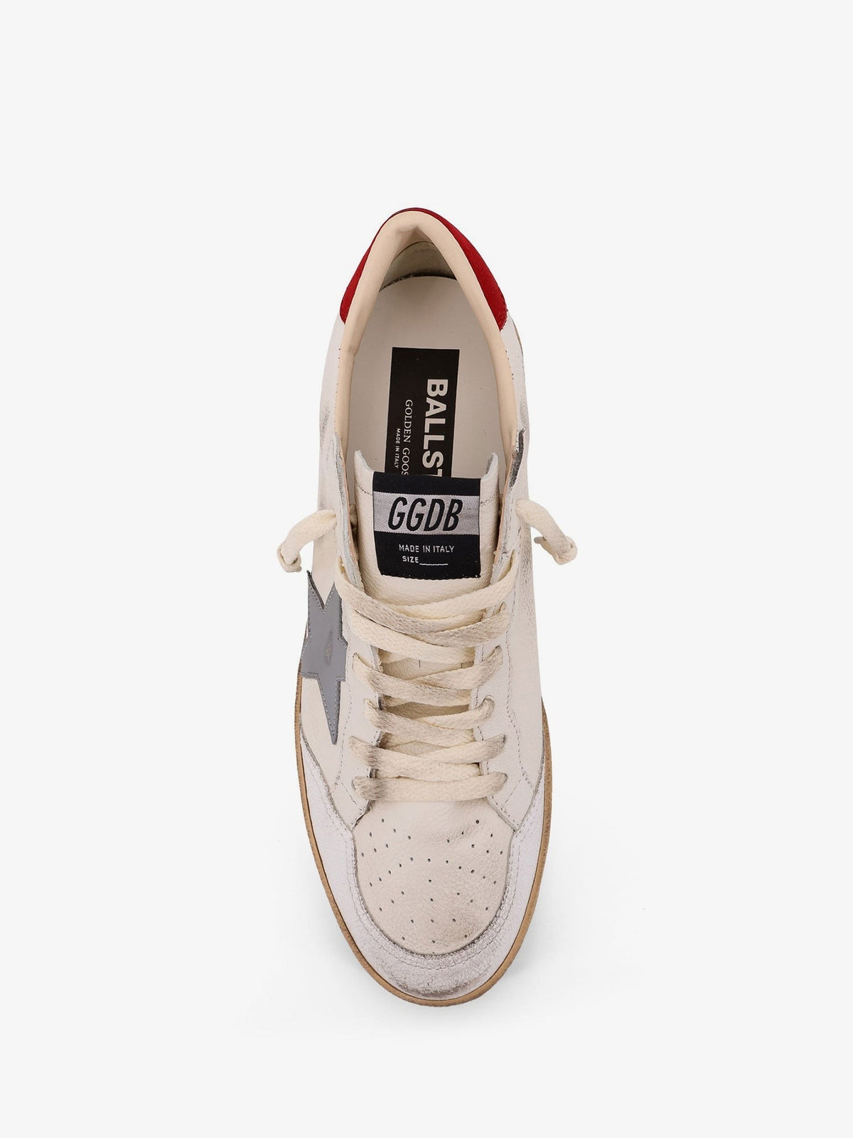 Ball Star Distressed leather sneakers