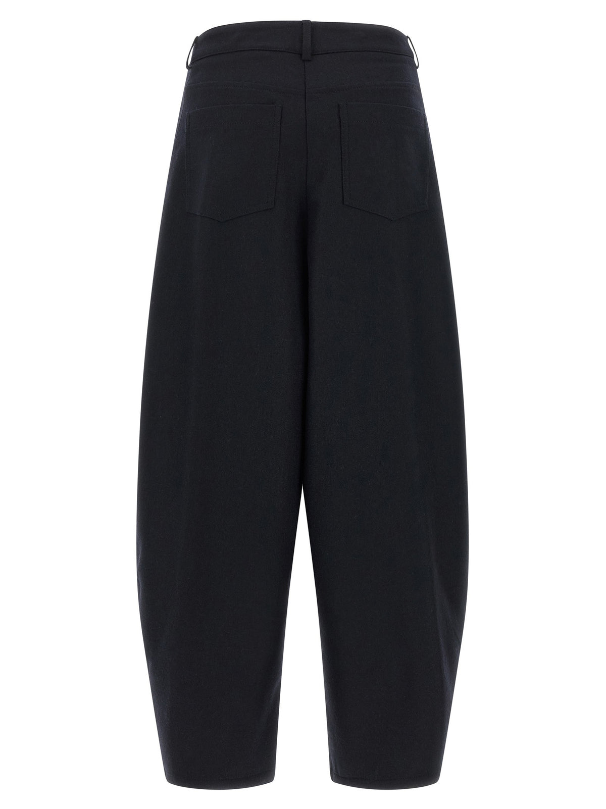 Barrel silhouette pants