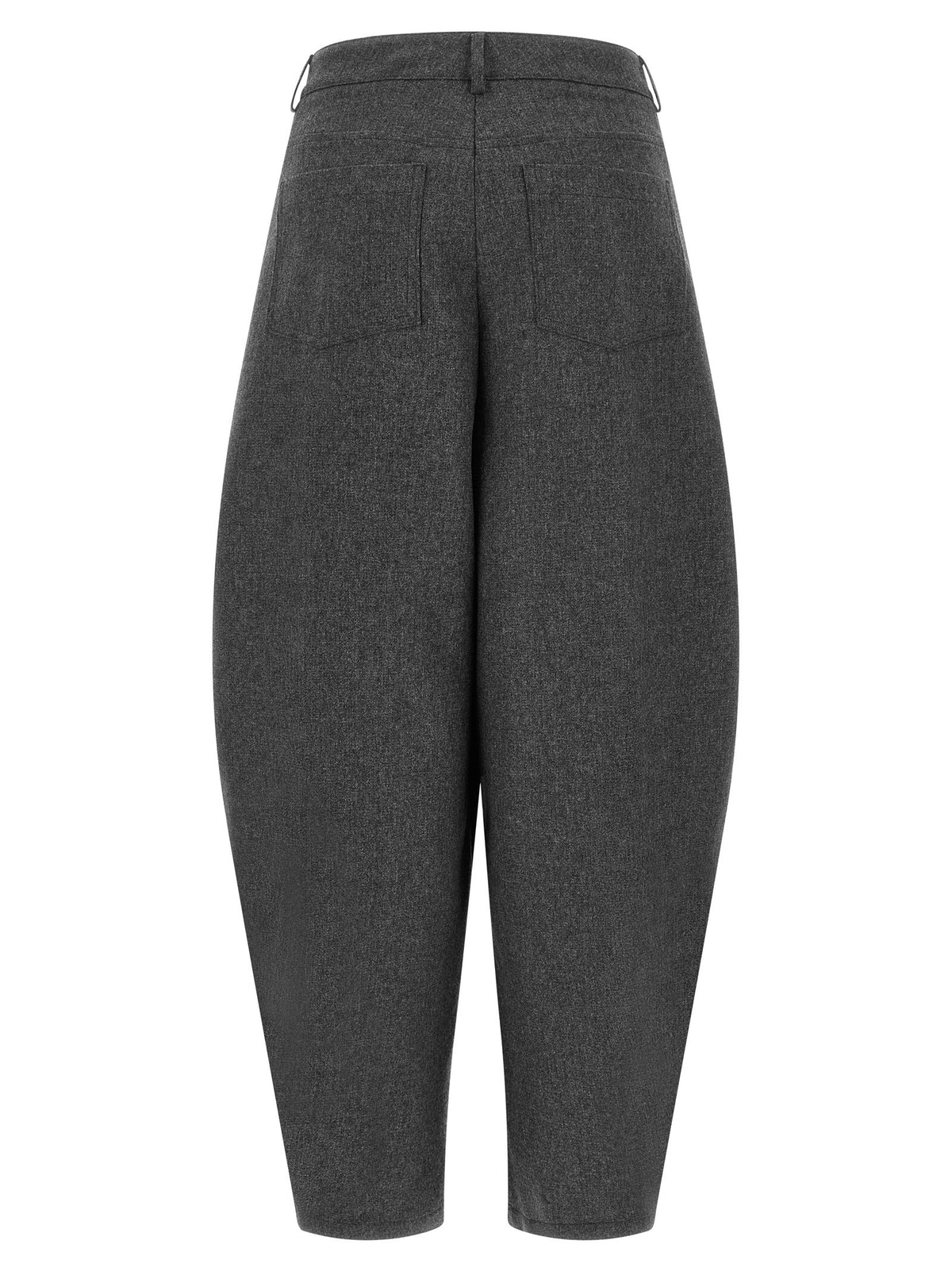Barrel silhouette pants