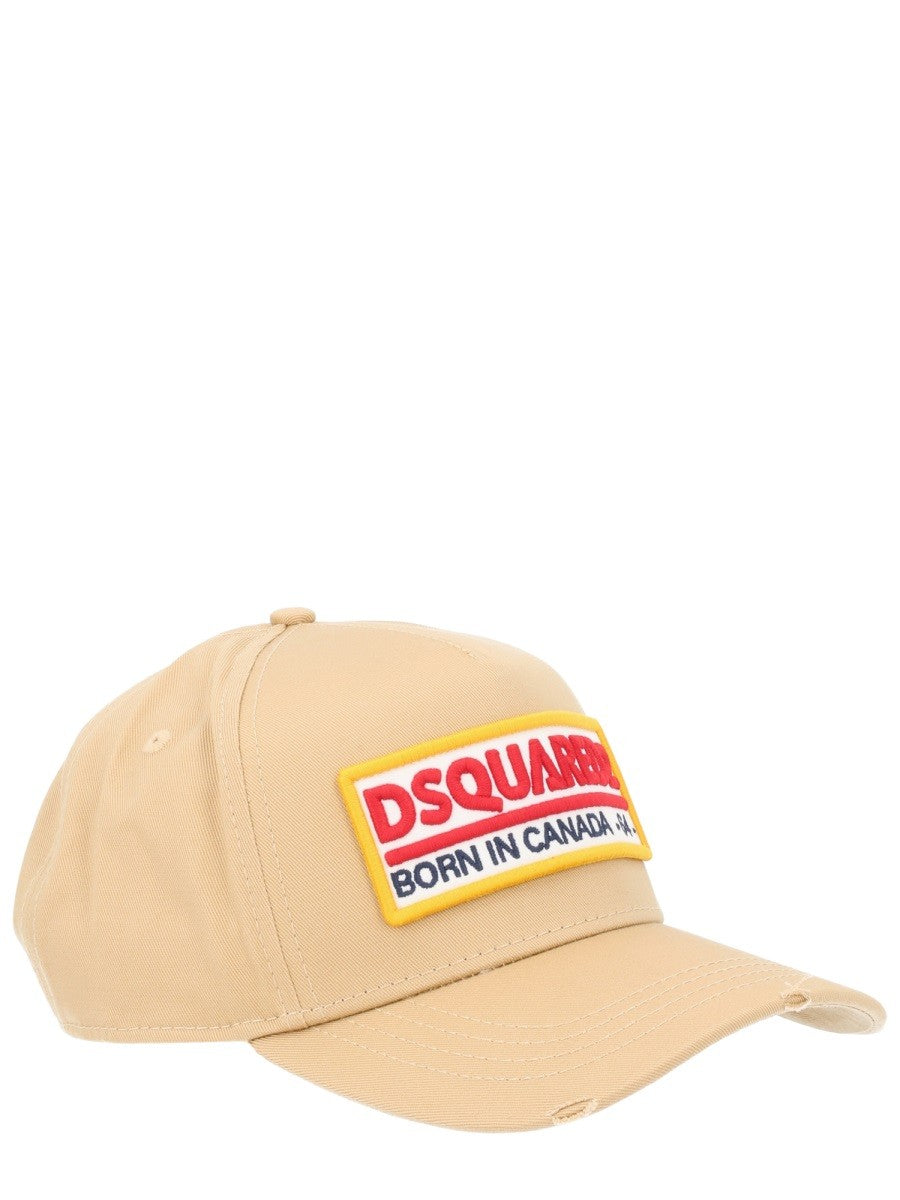 BASEBALL HAT WITH LOGO PATCH