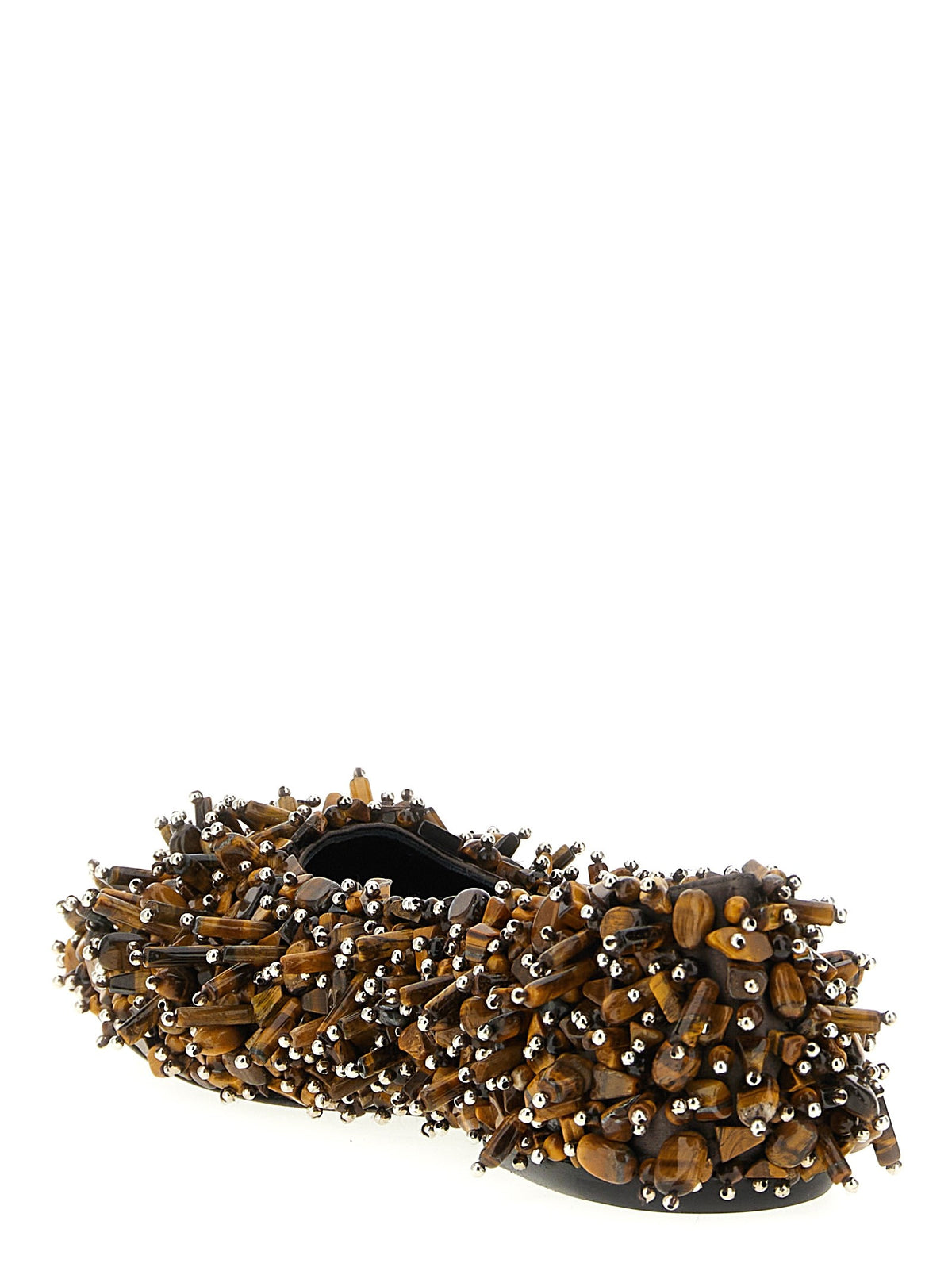 Beaded ballet flats