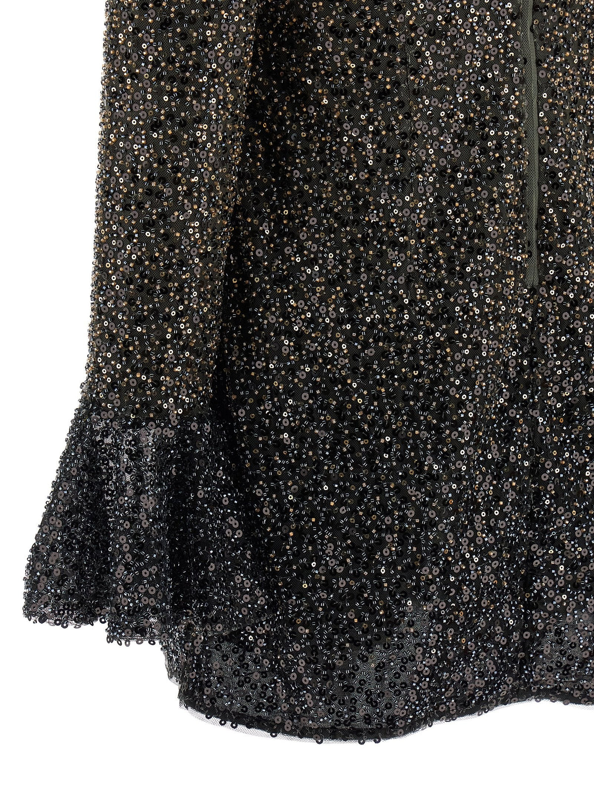 'Beaded Ls Mini' dress