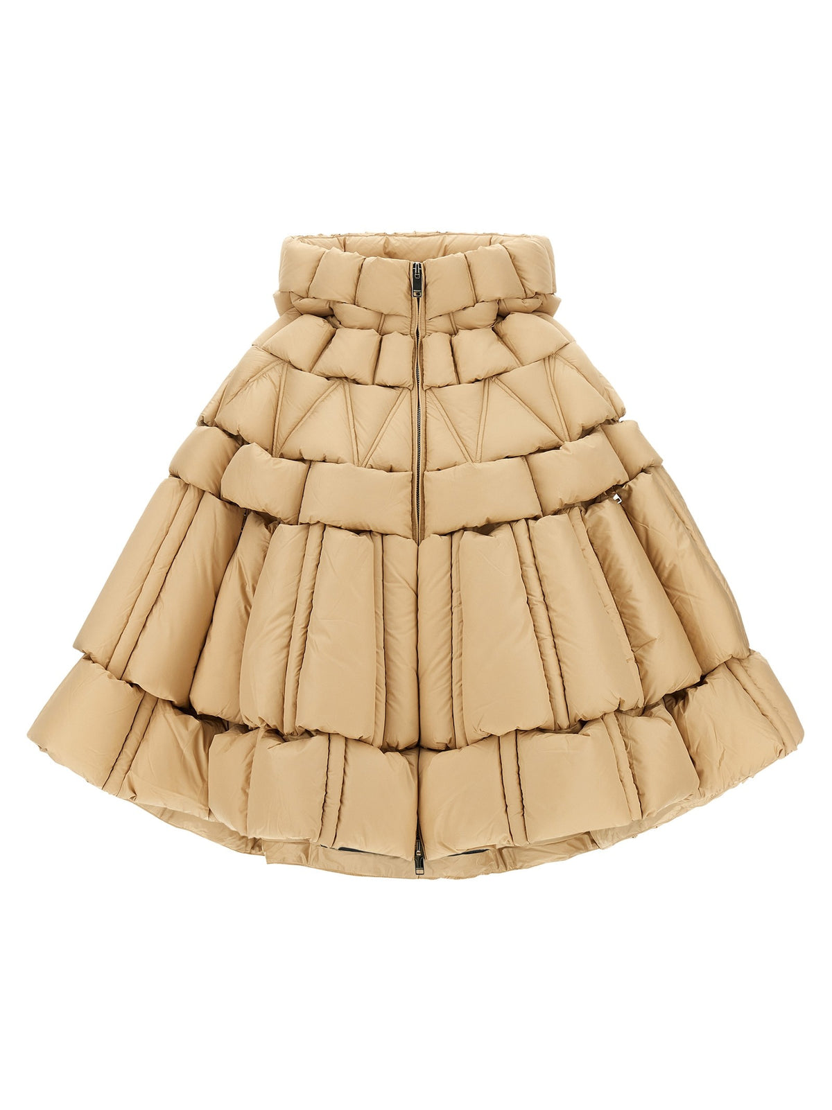 Beige 3D cape