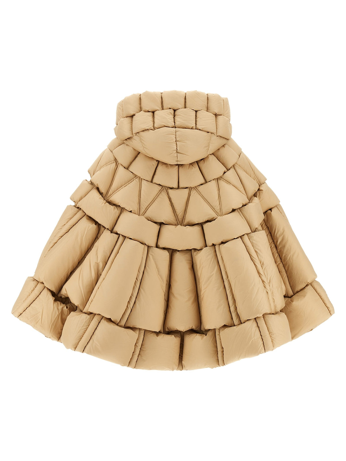 Beige 3D cape