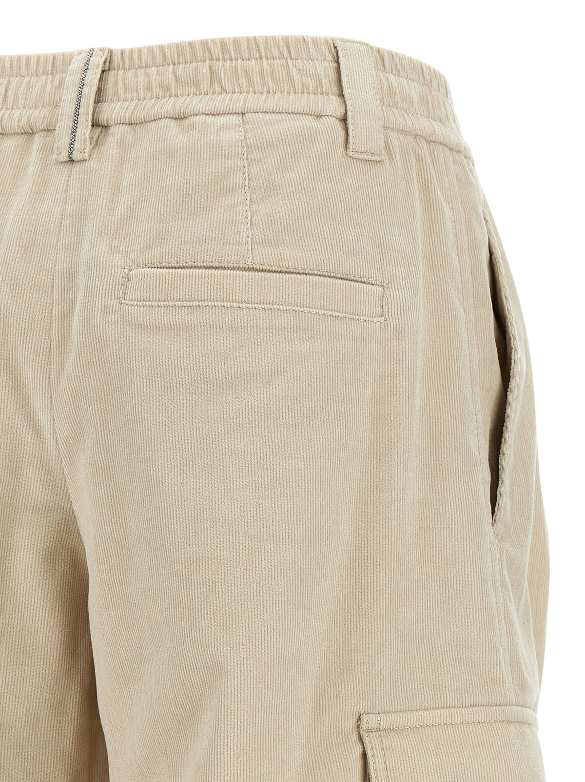 Beige 'Baggy Cargo' pants