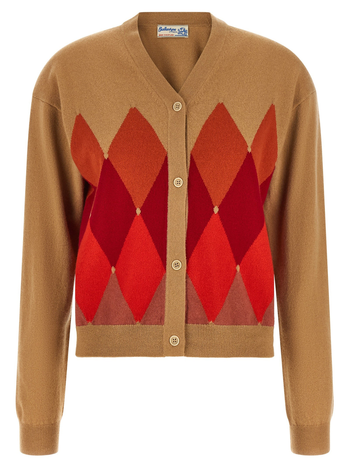 Beige 'Diamond' cardigan